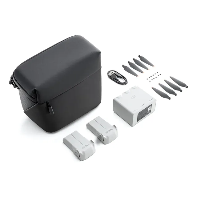 Kit Dji Mini 3 Pro Fly More, Incluye Dos Conectores Intelige
