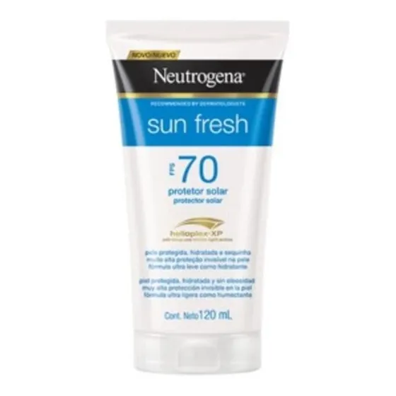 Protetor Solar Sun Fresh Fps70 120ml Neutrogena