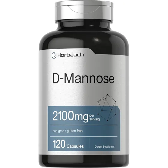 Suplemento D-mannose 120 Capsulas Horbaach 2100 Mg