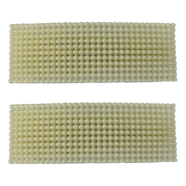 Presilha Tic Tac  Prendedor De Cabelo Com Pérolas (kit 2)
