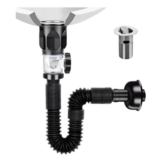 Cespol Anti Olores Y Botón Push Giratorio Inox Para Lavabo Cespol Anti Olores Y Botón Push Giratorio Inox Para Lavabo