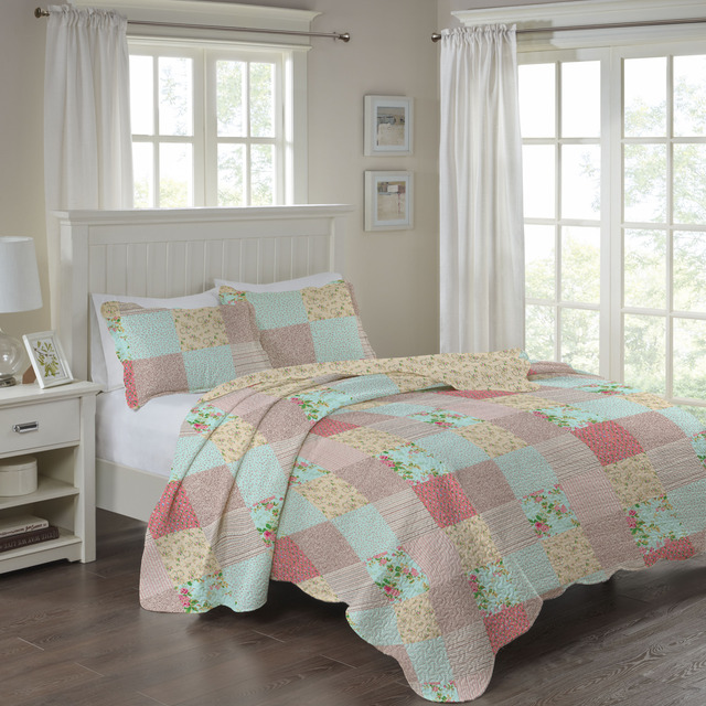 Kit Colcha Estampado 03 Peças King 280x260 Casa Dona Kit Colcha Estampado 03 Peças King 280x260 Casa Dona