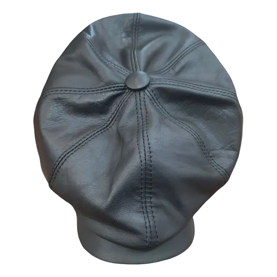 Boina Ac Dc En Cuero Guns Leather Fábrica