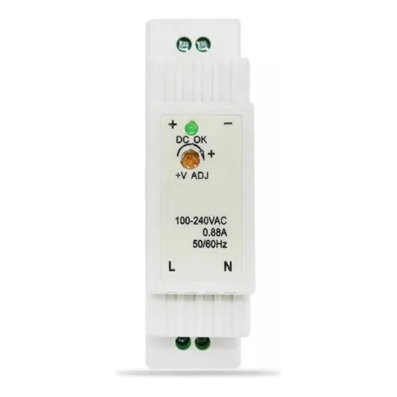 Fuente Voltaje Industrial 24vcd 0.63a 15w Riel Din Dr-15-24