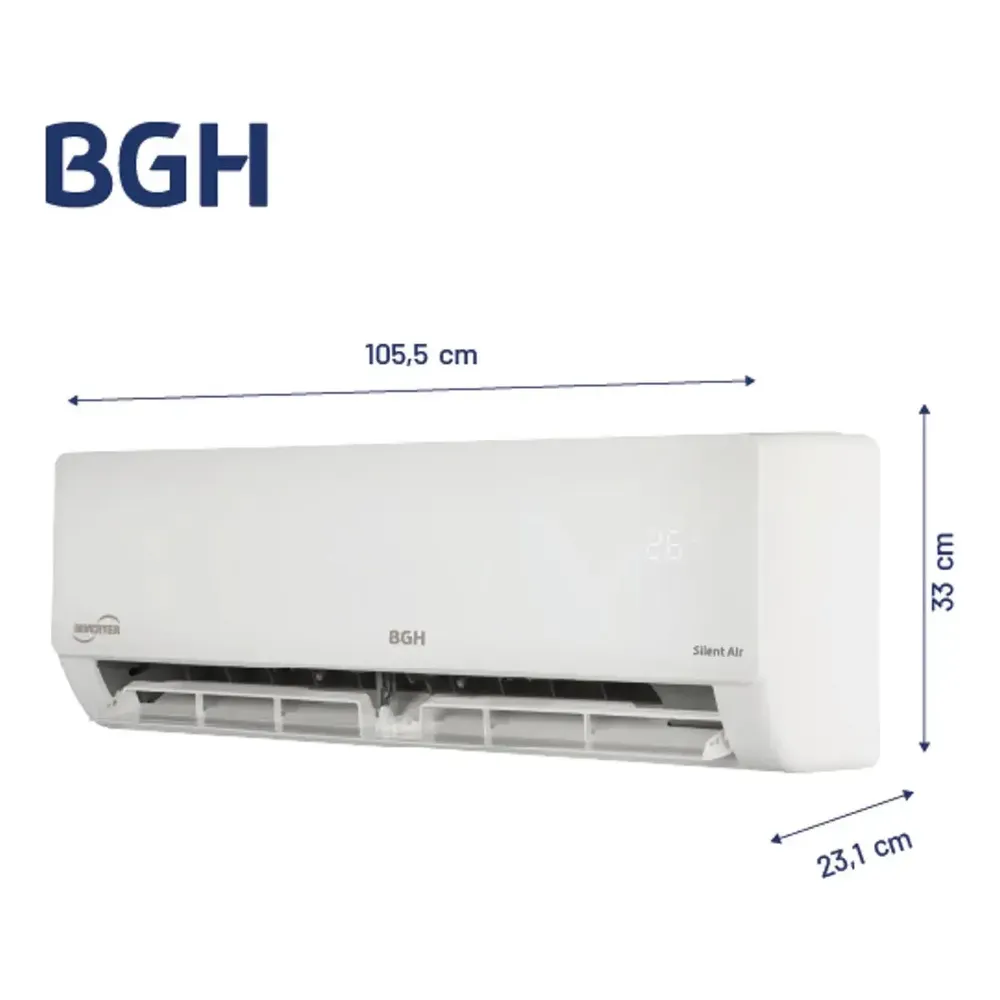 Aire Acondicionado Bgh Split Inverter 5762 Fg Bsi67wcnx