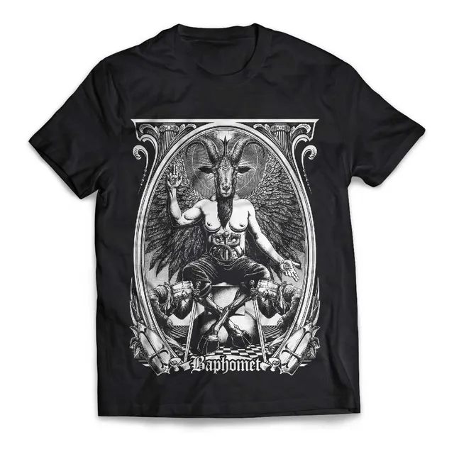 Camiseta Baphomet Carnero Dark Soul Rock Activity