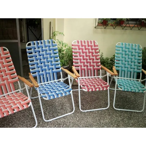 Reposeras Gigante Altas Playeras, Jardin.  5 Posiciones