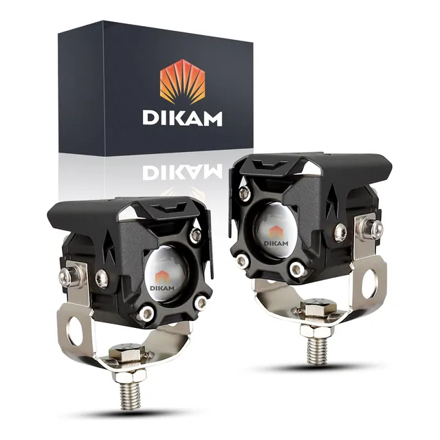 Par Focos Lupas Led Alta/baja Luz Bicolor Universal 4x4 Moto