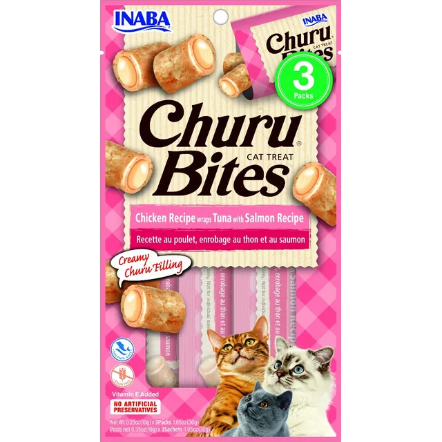 Inaba Ciao Churu Bites Atún Salmón En Wraps Pollo (30gr). Np