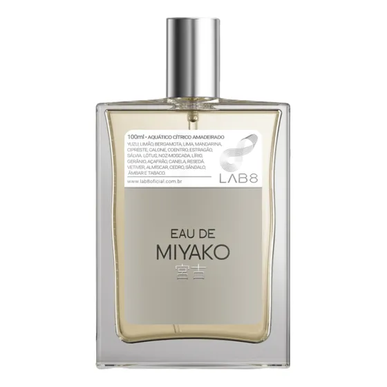 *perfume Lab 8 - Eau De Miyako 100 Ml - Original Lab8 Fragrance*