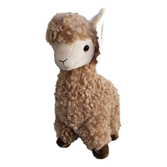 Peluche Llama Suave Woody Toys 30cm Marrón
