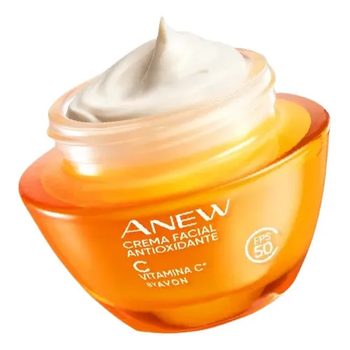 Avon Anew Crema Facial Antioxidante Vitamina C Con Fps 50 Momento de aplicación Día Noche Tipo de piel Todo tipo de piel