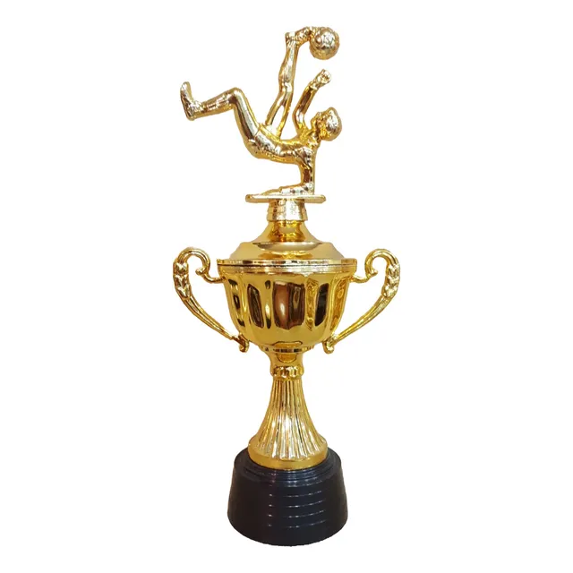 Copa Plástica Asas Trofeo Futbol Chilena Goleadores Oro 28cm