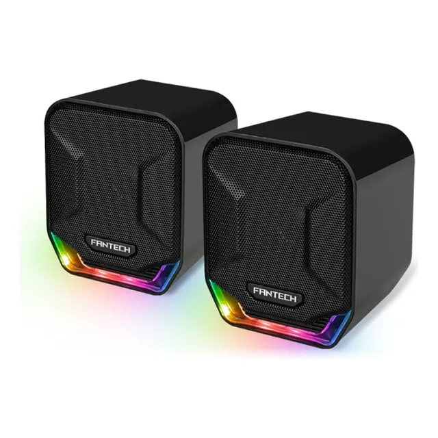 Parlante Gamer Rgb Fantech Sonar Gs202 Black