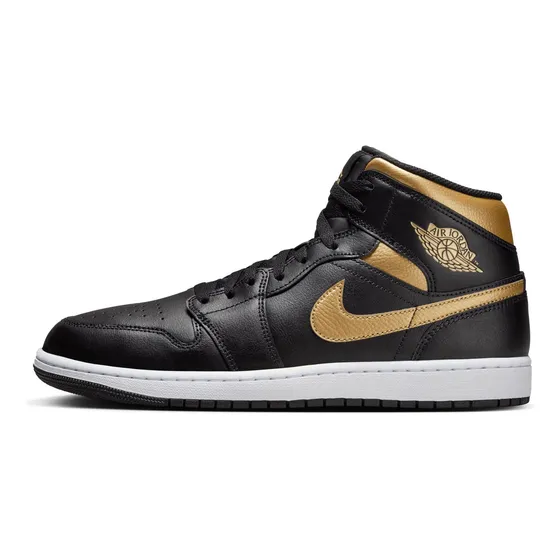Jordan 1 Mid - Gold & Black