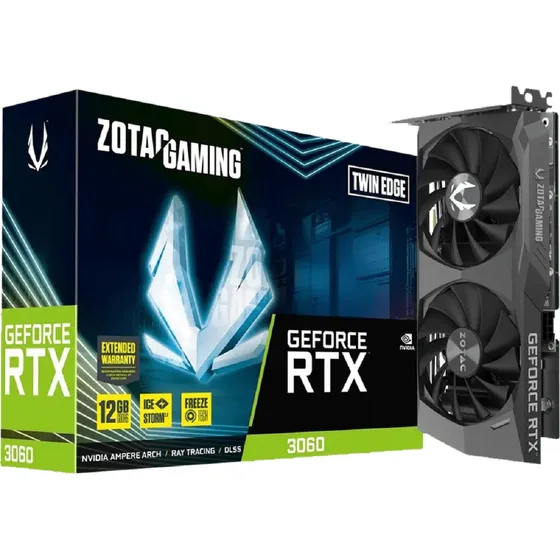 Mercado Livre Placa De Vídeo Zotac Nvidia Geforce Rtx 3060 Twin Edge 12gb image