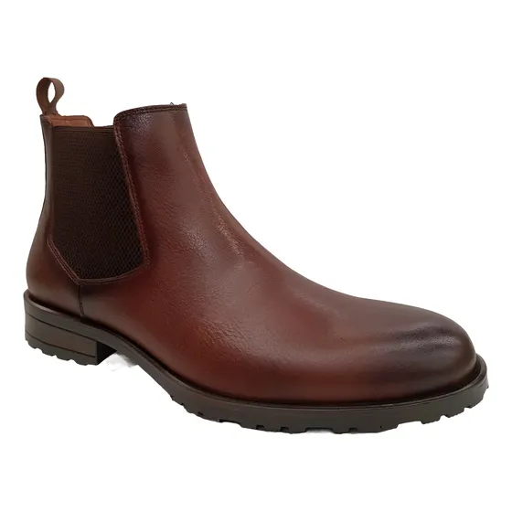 Bota Casual Para Caballero Color Tabaco Estilo 4200