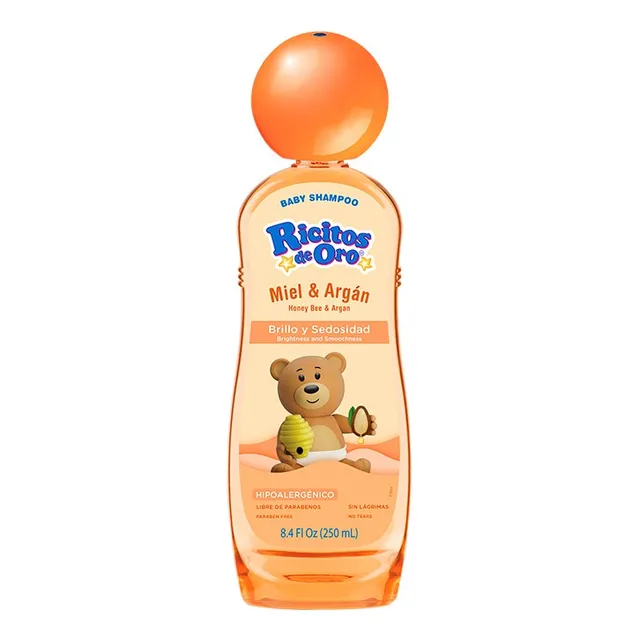 Shampoo Para Bebes Sin Lágrimas 400ml. Miel Y Argán. 