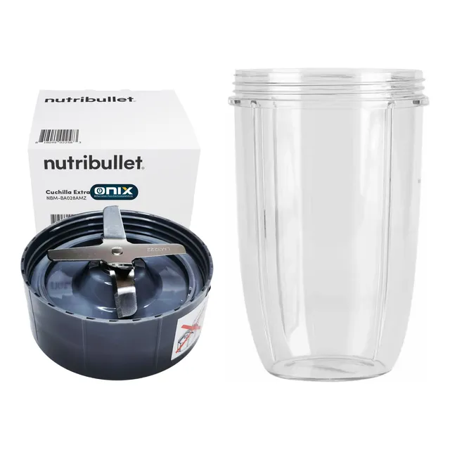 Aspa Cuchilla Nutribullet Original Y Vaso De 24 Onzas