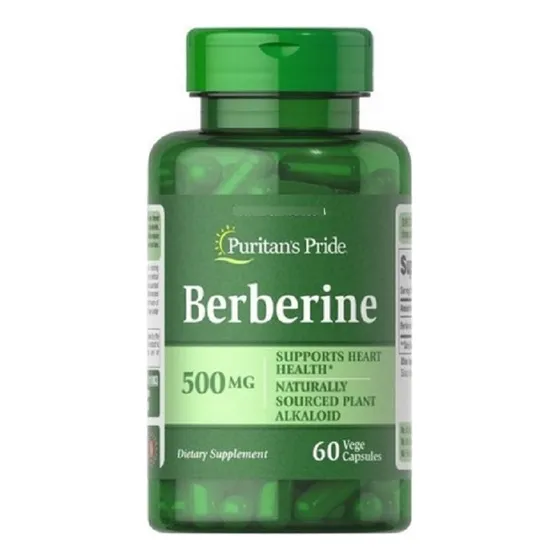 Berberina 500 Mg, 60 Capsulas  