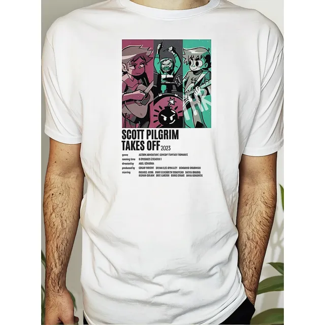 Remera Scott Pilgrim - Pelicula Dibujos Aesthetic Unisex