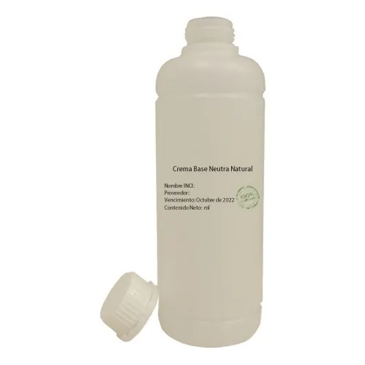 Crema Base Neutra Natural 1 Litro