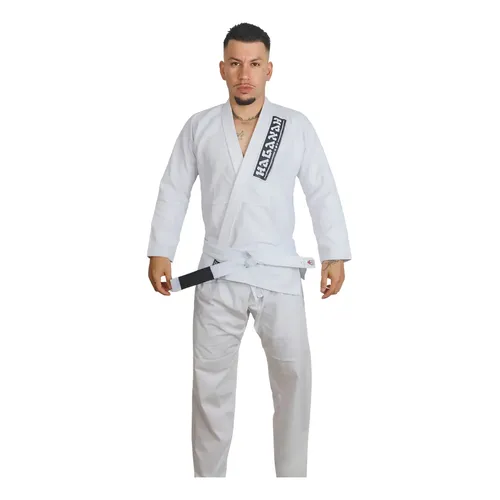 Jihad [ARN] 白R Kimono Haganah F300 Jiu Jitsu Reforçado Adulto Bjj Trançado Cor