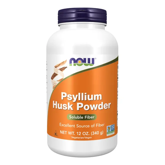 Supplement Now Cáscara De Psilio En Polvo, Fibra Soluble, 35