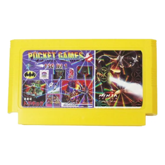 Cartucho Fita 150 Em 1 Polystation Dynavision 8 Bit 60 Pinos