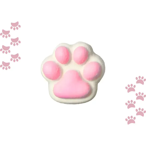 Brinquedo Squishy Pata De Gato De Apertar Alivio De Estresse