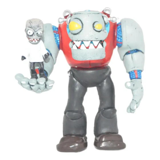 Figura De Accion Plantas Vs Zombies Dr Zombie Rojo