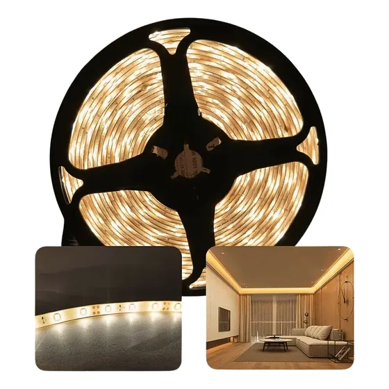 Fita 300 Leds Brilhosa E Com Proteção De Silicone 5 Metros