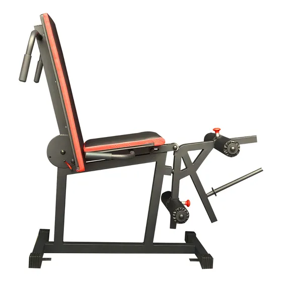 Cadeira Extensora /mesa Flexora P/ Anilhas Abdominal 3 Em 1