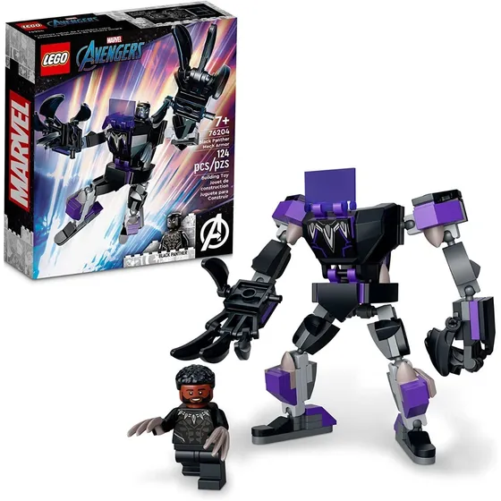 Lego Marvel Pantera Negra Mech Armor 76204 (124 Piezas)