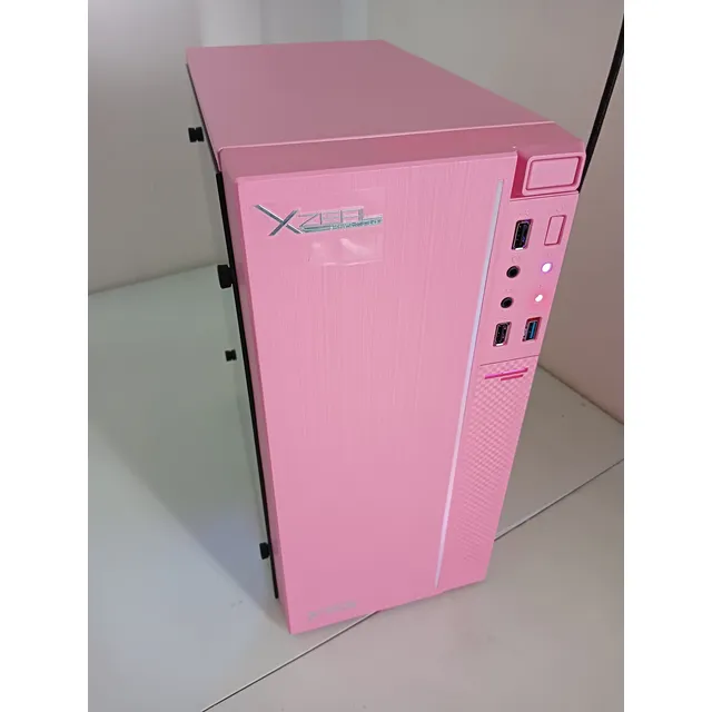 Pc De Escritorio Rosa Con Cristal Templado Y Rgb