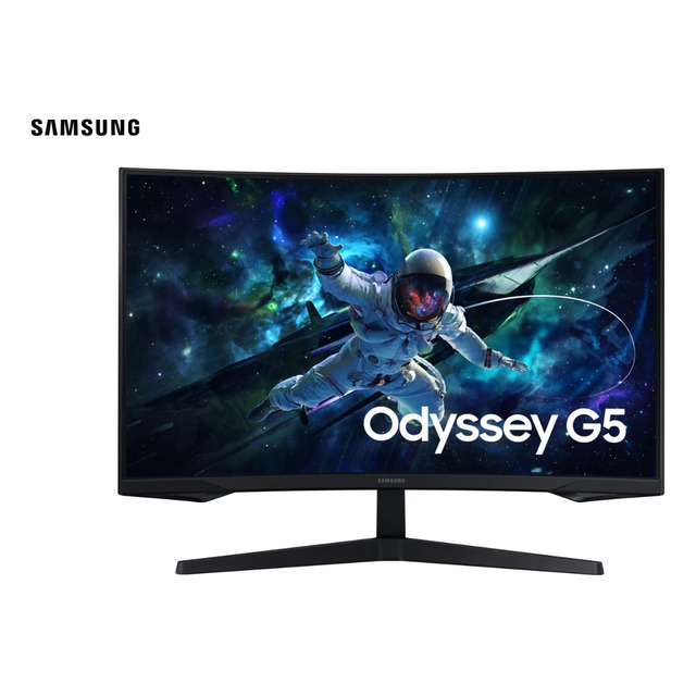 Monitor Gamer Samsung Odyssey G5, 32 ,qhd, 165hz,1ms,hdmi,dp Preto Monitor Gamer Samsung Odyssey G5, 32 ,qhd, 165hz,1ms,hdmi,dp Preto