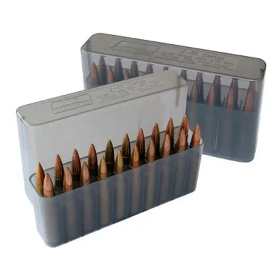 Caja Porta Munición X 20u 22-250 /243/ 7,62 X 39 Mtm Recarga
