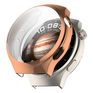 Funda De Reloj De Tpu Galvanizada En Oro Rosa Para Huawei Wa Funda De Reloj De Tpu Galvanizada En Oro Rosa Para Huawei Wa