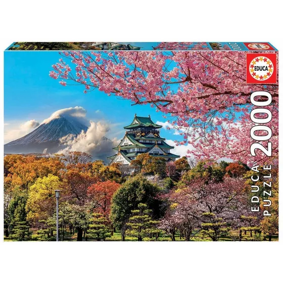 Puzzle Rompecabezas Educa 19276 Castillo De Osaka, Japón 2000 Pzs