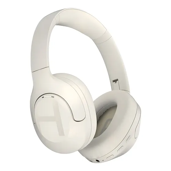 Audífonos Inalámbricos Haylou S35 ANC Cancelación Activa de Ruido Híbrida -42 dB, Bluetooth 5.2, 60 Horas de Reproducción, Llamadas Claras con IA, Diadema Ergonómica, HI-Res Audio, Color Blanco | Cuotas sin interés