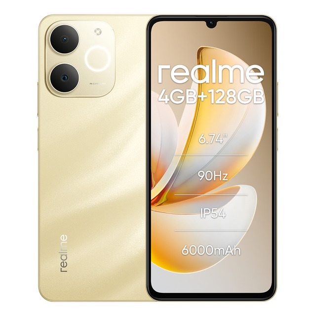 Smartphone Realme Note 70s 128gb 4gb Ram - Dourado