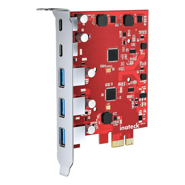 Tarjeta De Extensión Inateck Pcie A Usb 3.2 Gen 2 Con 5 Puer