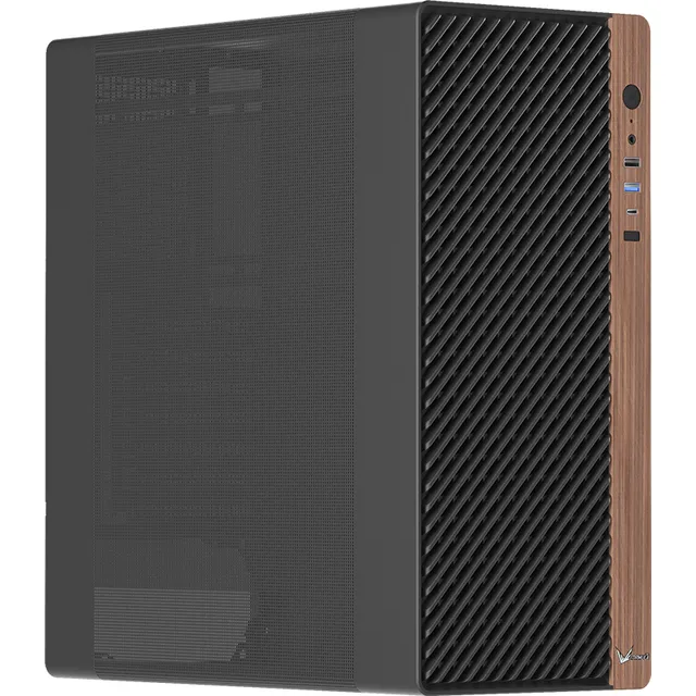 GABINETE FORMULA V TIMBERLINE T2 BLACK ATX + 4 FANS FRGB COLOR NEGRO