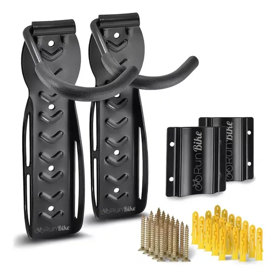 2 Soporte Gancho Bicicleta Pared Colgar Parqueadero Vertical Bicicletas Resistente Runbike Muro Portabicicletas Cicla Colgador Porta Bicicletas Almacenamiento Base Accesorios Casa Bicicleteros
