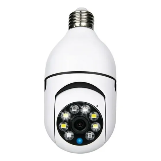 Cámara De Seguridad Smart Tipo Bombillo Wifi 1080p Dos Vías