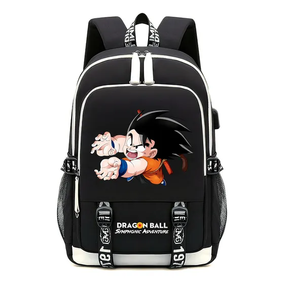 Dragon Ball Mochila Escolar Goku Niños Linda Oxford