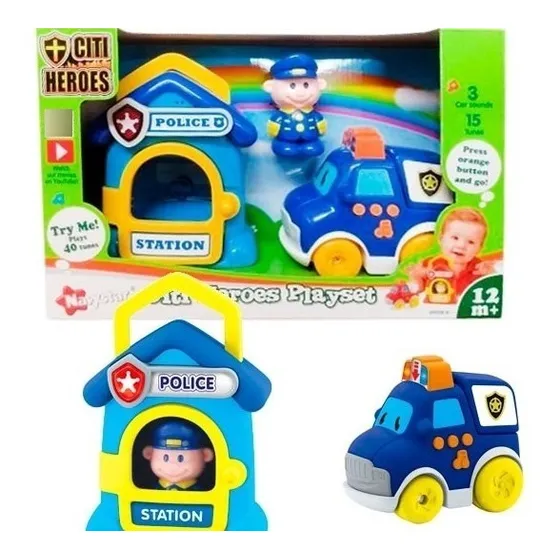 Navystar Citi Heroes Playset Policia