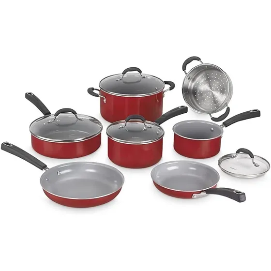 Juego De Ollas Cuisinart 11 Piezas De Ceramica 