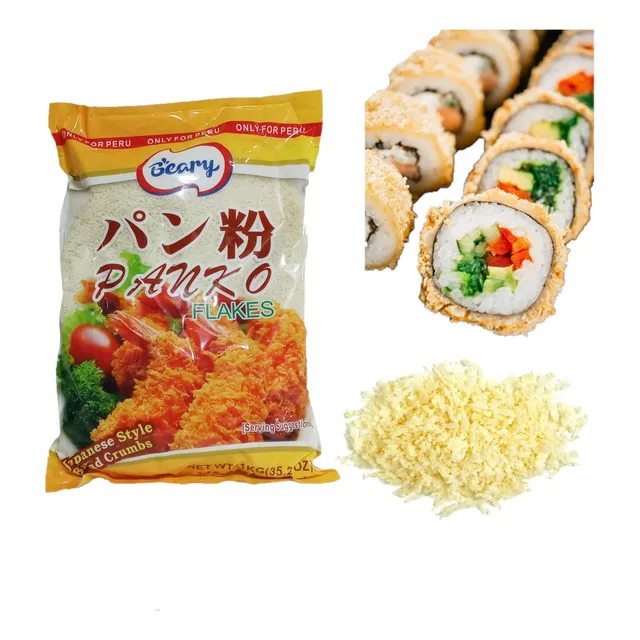Panko Blanco Pan Rayado Tempura Flakes Makis Sushi 1kg Beary