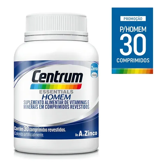Centrum Essentials Homem Com 30 Comprimidos Sabor Sem sabor